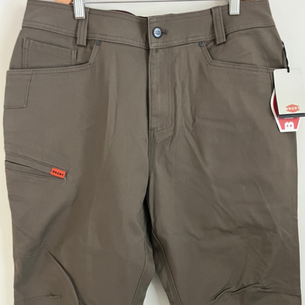 BRUNT Torra Work Pants Brown NWT | Size 34/32 - Picture 4 of 8
